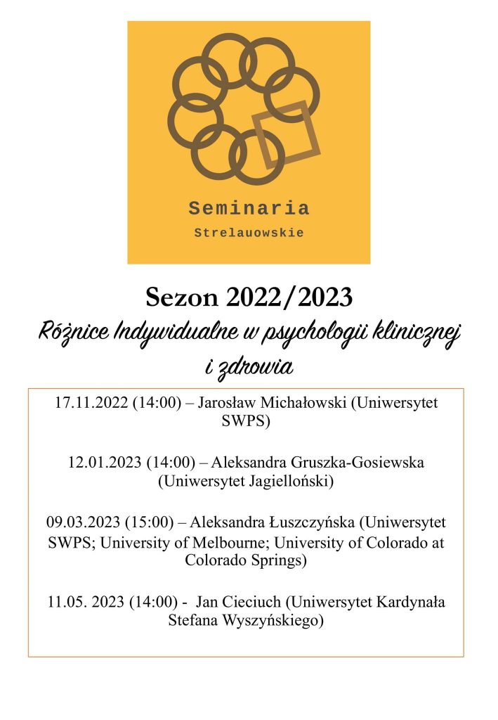 Seminaria Strelauowskie 2022-2023